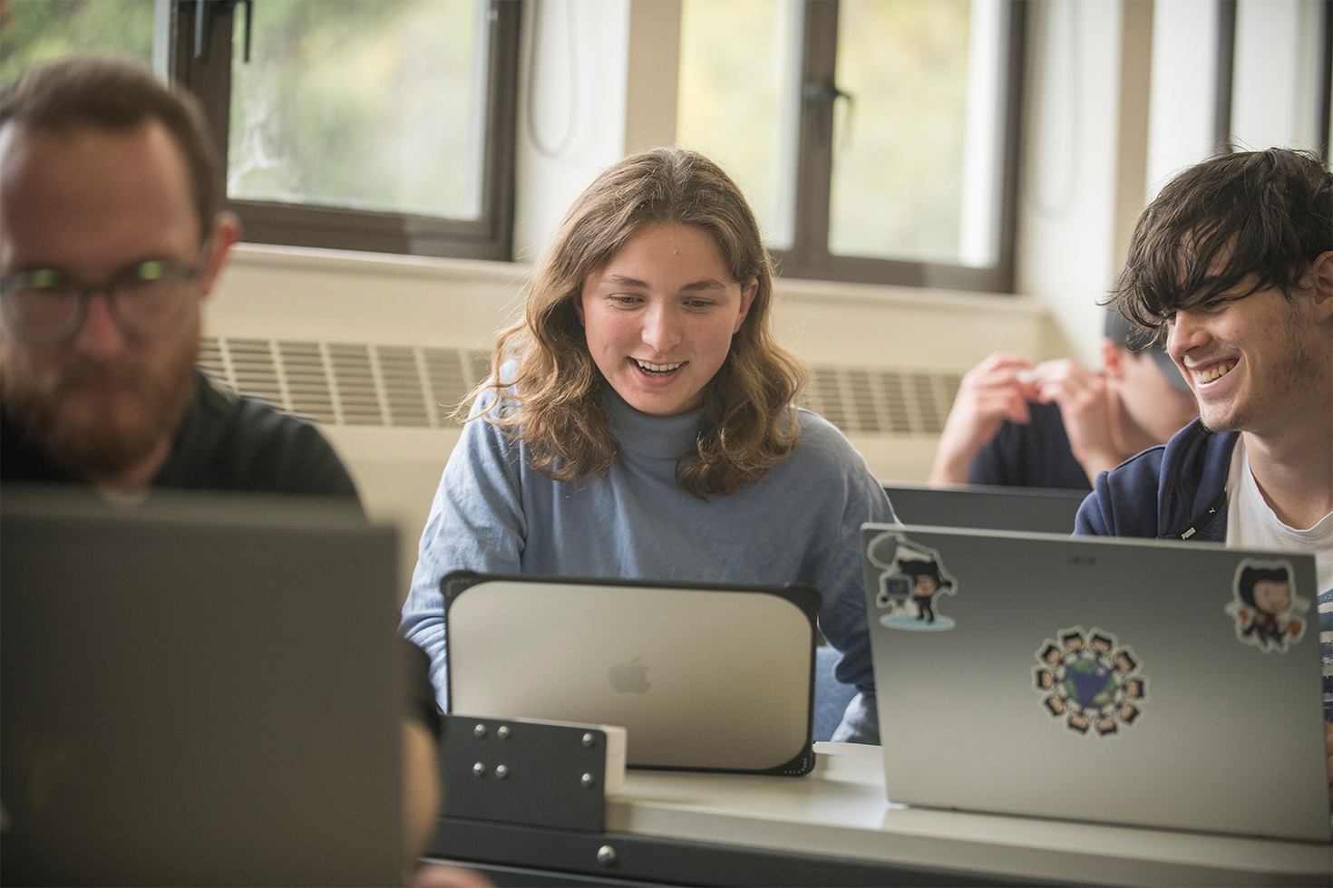 2024 April Computing & IT girl on laptop